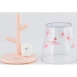 Hassey Top-in Mini Gargle Cup & Stand, Sumikko Gurashi/Shirokuma EX-3412