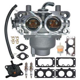 15004-1011 Carburetor Fits for Kawasaki 15004-0930 15004-1025 Compatible with FX730V 4 Stroke Engine with Fuel Pump 15004-7082 15004-7051