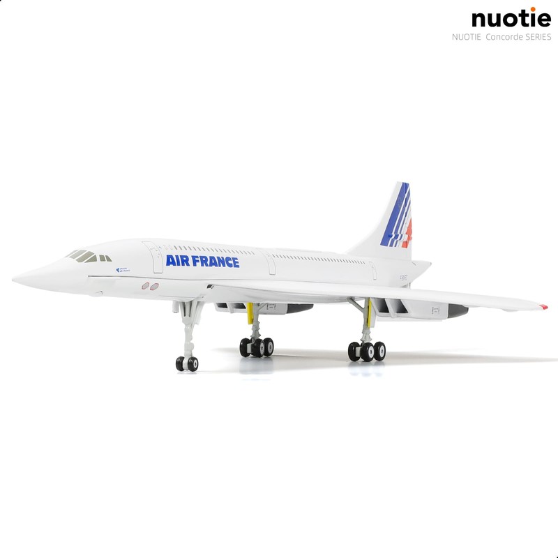 NUOTIE Concorde Airplane Model Pre-Build Diecast Aircraft Model Kits Aircraft