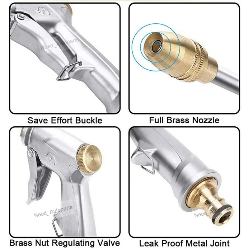 aodint_12 High Pressure Power Washer Water Spray Gun Nozzle Wand