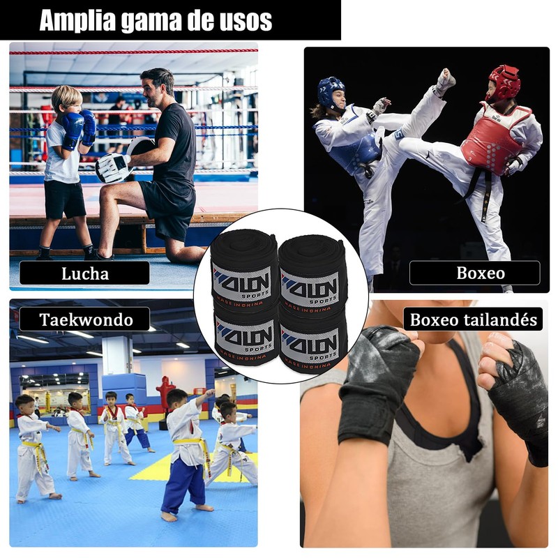 Vendas para Boxeo, Vendas Elásticas de Boxeo, Ringside Vendas para
