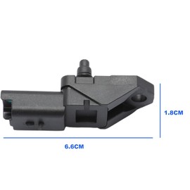 MangWany Pressure sensor turbo characteristic field sensor boost pressure manifold for 1007 206 307 407 CC SW 607 807 2004-2014 9639469280 1231463..
