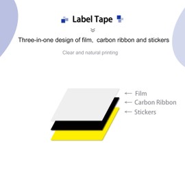 (1 Pack) TG Imaging Compatible P-Touch TZc-221 TZe-221 Label Tape (3/8 Inch, 9mm) TZ-221 for Brother P-Touch PT D200 D400 D600 D700 1010 1100 Label Maker (Black on White)