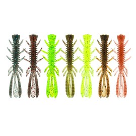 FOLANDO 15 PCS Fishing Lures, Floating bait Soft Bait Fishing Lures Octopus Lures Artificial Bait For Bass Pike Trout 7cm/2.5g
