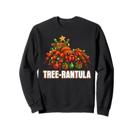 Tree-rantula Xmas Tree Tarantula Arachnid Festive Spider Sweatshirt