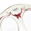 Haysom Interiors Traditional Two Tone Silver Plated 40th Ruby Anniversary