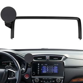 TUYICN Magnetic Car Phone Holder Compatible with Honda CRV CR-V 2017-2022 Accessories 5/7-inch Screen Fixed Clip,360°Rotation Magnet Cell Phone Mount Compatible with MagSafe