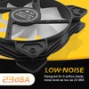 120mm ARGB Fans 4PIN PWM Computer Case Cooler Up to