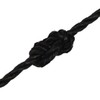 vidaXL Black Polypropylene Twisted Work Rope - Durable, Weather-Resistant and