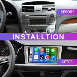 Unbranded For Toyota Camry 2007-2011 Android 12 CarPlay Car Stereo Radio GPS Navi JBL