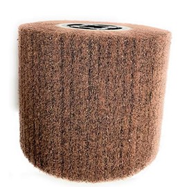 Signi Non Woven Wire Abrasive Drawing Polishing Burnishing Wheel Flap Brush for Surface Treatment Stainless Steel, Aluminum, Copper,Metal 120x100x19mm (180 Grit)