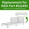 Spare Hardware Parts Bed Frame Long Threaded Screw (Replacement for