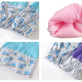 BrightGlow Rubber Cleaning Gloves, Household Gloves, Waterproof Cotton Lined Dishwashing Gloves, Kitchen Cleaning Gloves, Garden Gloves, PVC Gloves, Blue#1