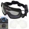 H World Shopping Airsoft Goggles Anti Fog with Fan and