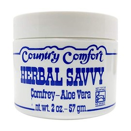 Country Comfort Herbal Savvy Comfrey Aloe Vera, 2 Ounce