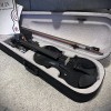 Unbranded 4/4 Full Size Black Violin with Case, Bow and