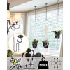 NACETURE Ceiling Hooks for Hanging Plants 3 Pack - Plant