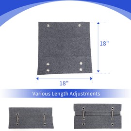 weruisi RV Step Covers 3 Pack RV Step Rugs Camper Stair Rugs for Radius Steps Keep Your RV Cleaner Works on Electrical and Manual RV Steps (18" Wide)