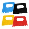4 Pcs Paint Texture Tools, Plastic Paint Scraper Supplies Kit,