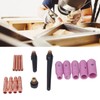 16PCS TIG Welding Torch Accessories Kit Copper Ceramic Plasma Cutter