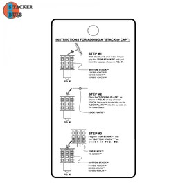 STACKER-BULB TS-320CW Top Stack RV LED Replacement EMI FREE Vented Bulb, Fits all Base-Stacks™, 320 Lumen 9-16 Volts Cool White, UPGRADABLE