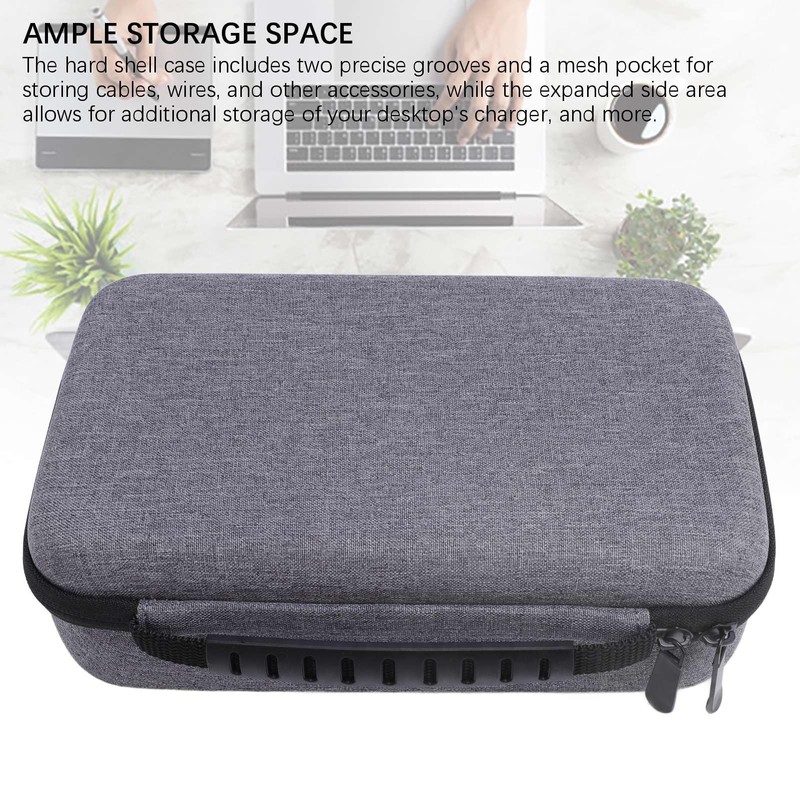 Premium Travel Hard Case for Mini Desktop Computers, EVA Nylon