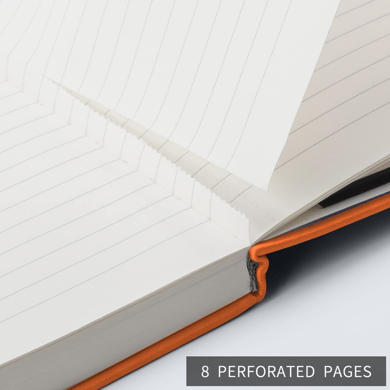 RETTACY Notebook A5 Lined Hardback 2 Pack - Thick Journal