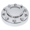MOTOKU Front Wheel Center Hub Cap Chrome for Ram 4500
