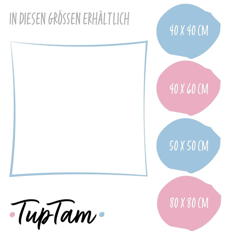 TupTam Children's Cushion Cover Decorative Patterned Colour: Savannah Beige/Dark Beige