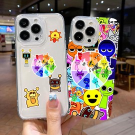 150 PCS Sprunki Stickers for Kids, Waterproof Removable Stickers for Boys and Girls in Water Bottles laptops Phones Guitar Suitcase, Children's Cartoon Game Sticker for Fans Favors (150 PCS)