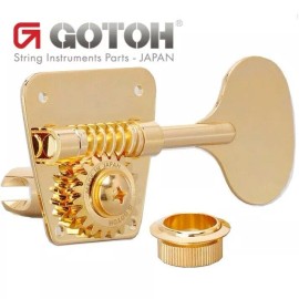 GOTOH NEW Gotoh FB30LP 4 In-Line Bass Tuners Vintage Fender Style LOLLIPOP - GOLD