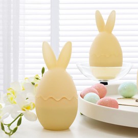 Easter Egg Candle, Vanilla Scented Candle, Bunny Spring Home Decor, Indoor Easter Decoration for Table Centerpiece, Gift for Women