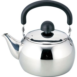 Wahei Freiz SR-97 Round Teapot with Handle, Stainless Steel, Sensha