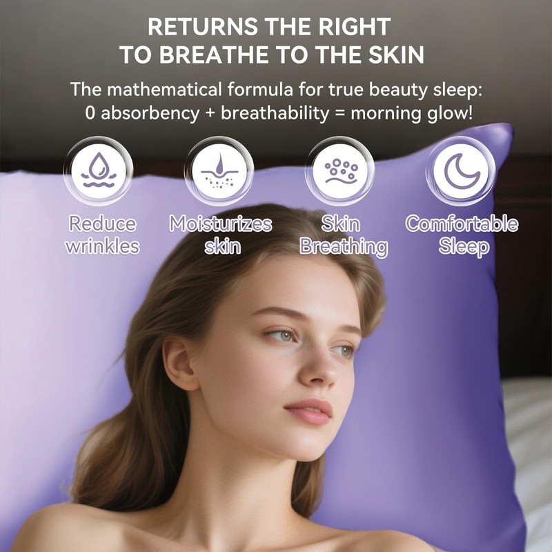 Tyfitb Satin Pillowcase Set for Hair & Skin Care –