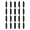 DMiotech 20 Pack 3/32" ID Black Screw Thread Protectors Rubber