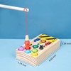 zalati Montessori Busy Board LED Light with Buttons Wooden Accessory