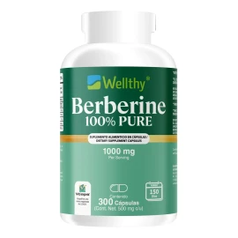 🌿💊 Wellthy Berberina 300 Caps | Azúcar, Metabolismo & Salud Digestiva ⚡🩸