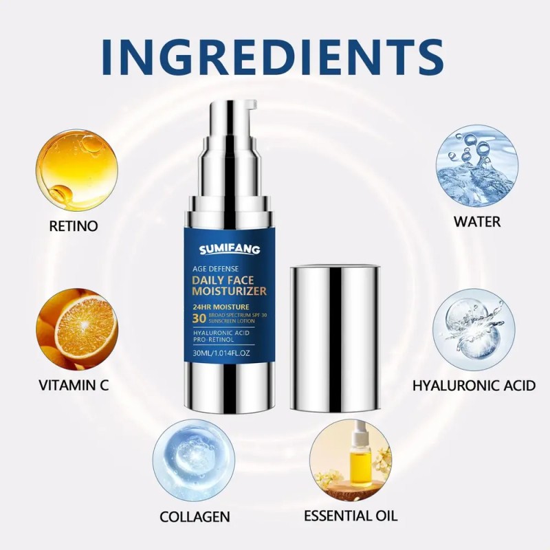Sumifang Crema Hidratante Facial Diaria Para Hombres-30ml