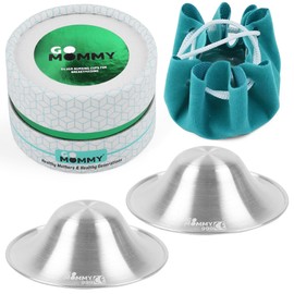 The Original Silver Nursing Cups, Nipple Shields for Nursing Newborn, Nipple Protector for Breastfeeding, Nipple Covers Breastfeeding, No Need Nipple Cream, Newborn Essentials Must Haves (Regular 999)