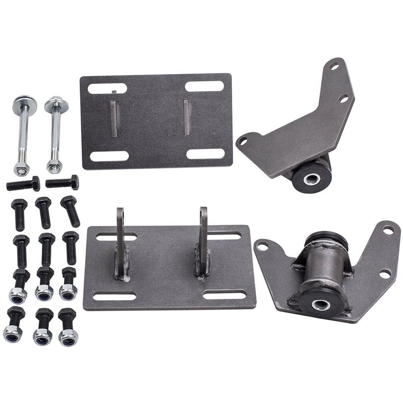 maXpeedingrods LS Engine Swap Mount Adapter Kit with Hardware for