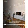 Ensenior 4 Inch LED Can Lights 4 Pack, Dimmable Retrofit