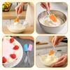 4 Pcs Silicone Spatula, 6.9 Inch Heat Resistant Small Spatula