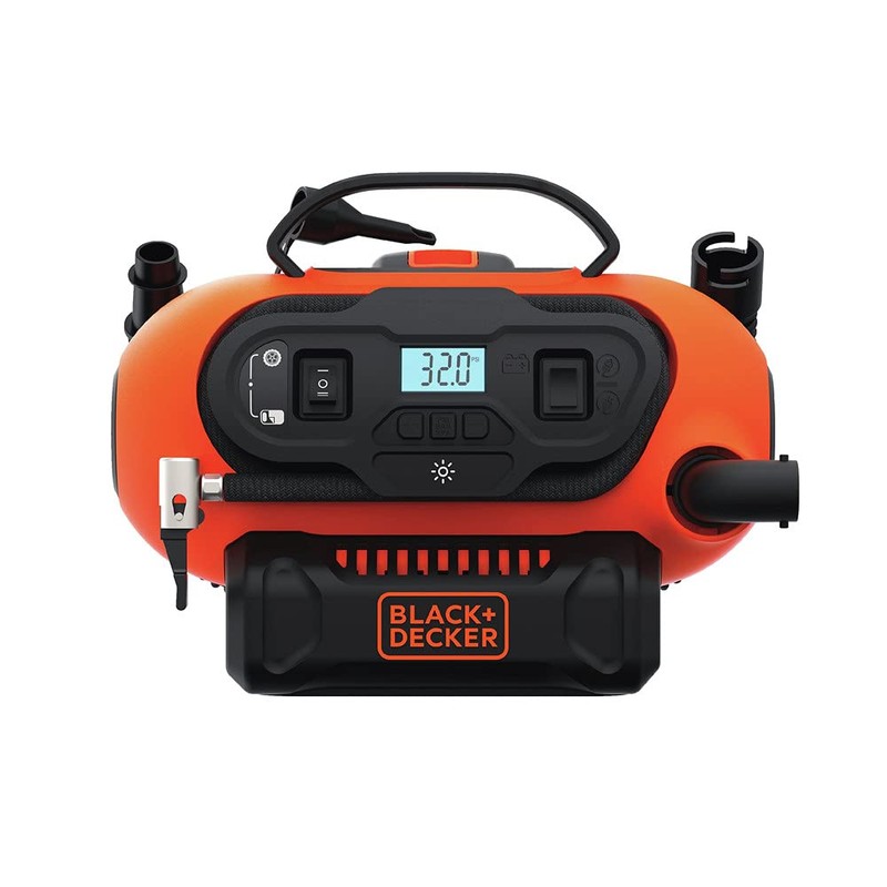 BLACK+DECKER Tire Inflator Portable Air Compressor, Air Pump for Inflatables,