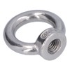 10Pcs Lifting Eye Nut Stainless, Bolts Eye Bolts Steel Ring