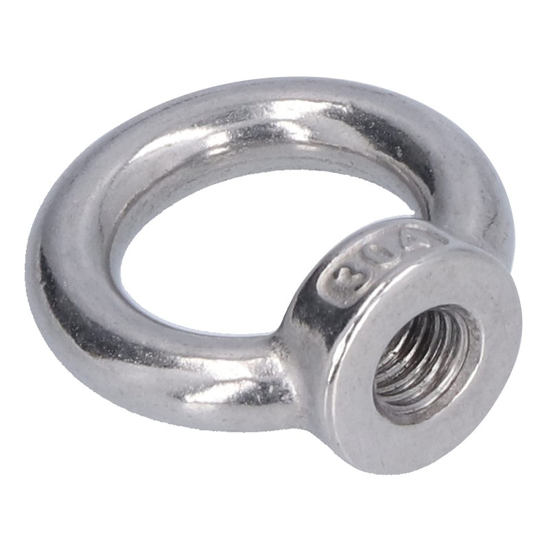 10Pcs Lifting Eye Nut Stainless, Bolts Eye Bolts Steel Ring