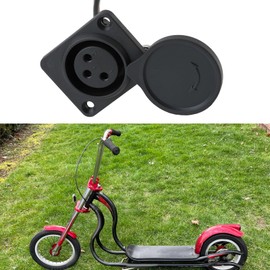 eMagTech 2 Wires 3 Position Scooter XLR Charging Port Socket Compatible with Currie GT Compatible with Schwinn