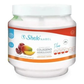Sheló Nabel polvo colágeno + ácido hialurónico sabor mango, belleza y articulaciones