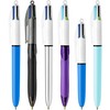 BIC 4 Colours Assorted Retractable Medium Point (1.0 mm) Ballpoint