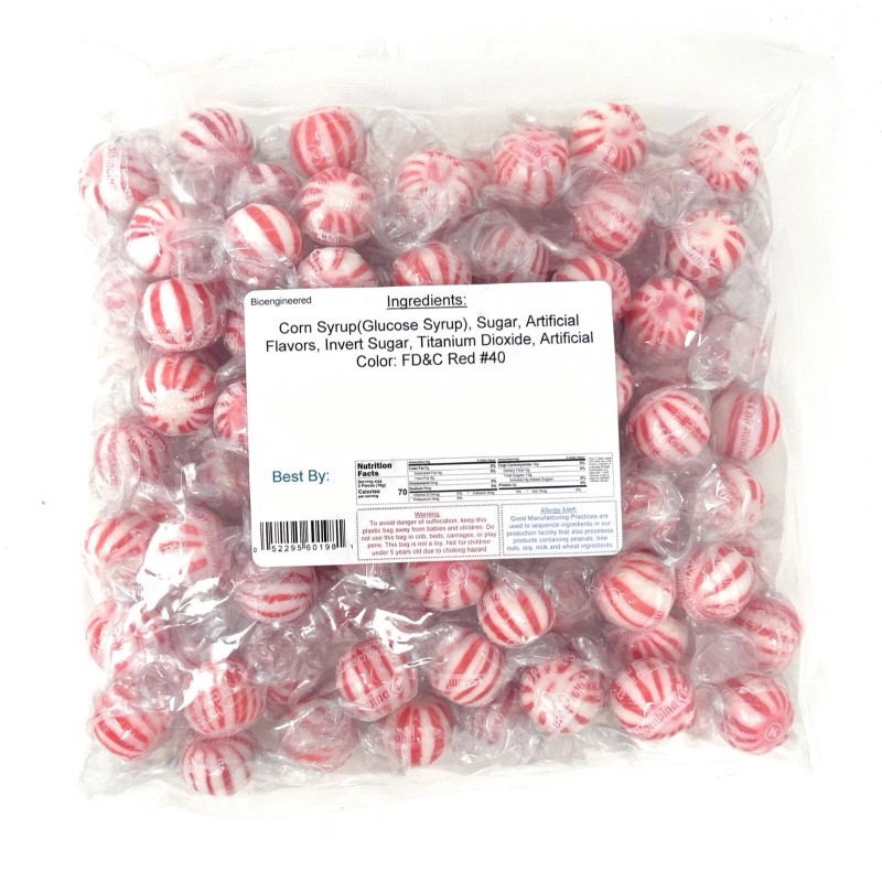 YANKEETRADERS® Peppermint Hard Candy Balls, 2 lbs. ~ YANKEETRADERS® ~