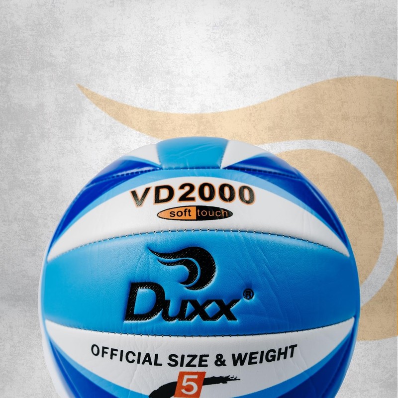 Duxx Balón Voleibol Vd2000#5 PVC (Azul Blanco)
